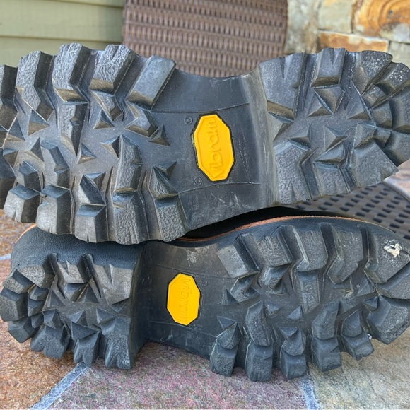 Chippewa Women's Leather Logger Doc Marten Lace Up Boots - Picture 4 of 13